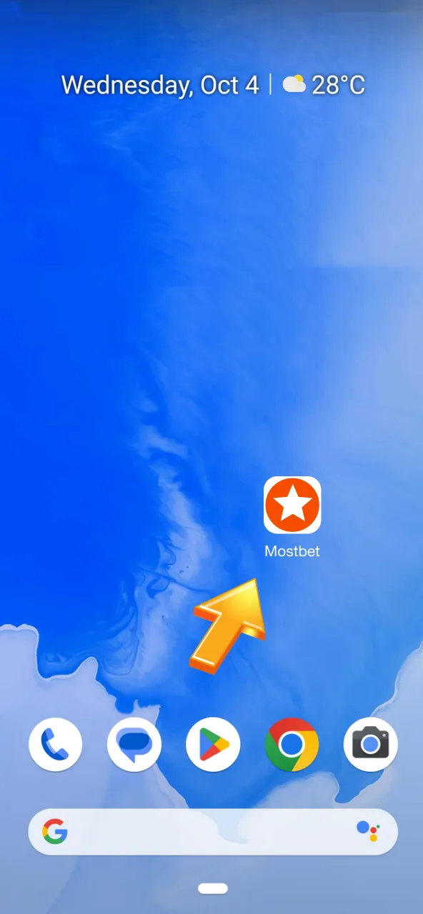 Access Mostbet app and start playing.